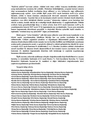 Avukatları Tahkir Eden Yayın Rtük'e İhbar Edildi